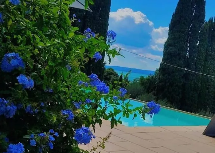 公寓 Wonderful View With Pool With Breakfast Gardasee 托里德尔贝纳科